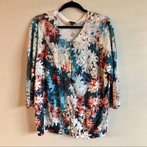 Talbots lightweight cardigan 1x